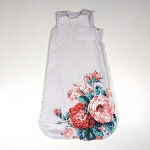 Laura Ashley Swaddle Baby Girls Sz 6-12m Floral Quilted